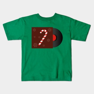 Christmas Music Vinyl | Gift Ideas | Candy Cane Kids T-Shirt